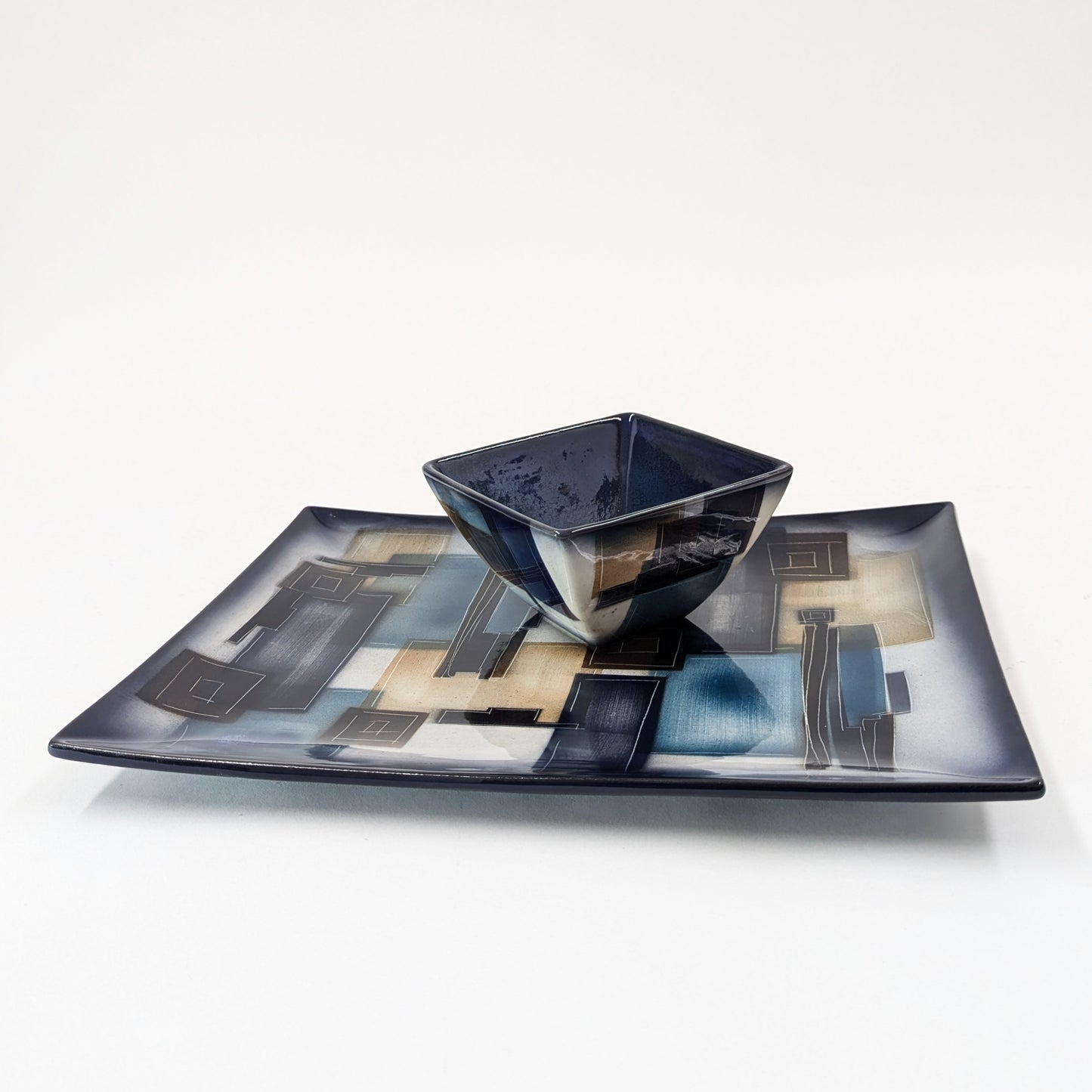 Two-piece Serving Set (Various Colors)