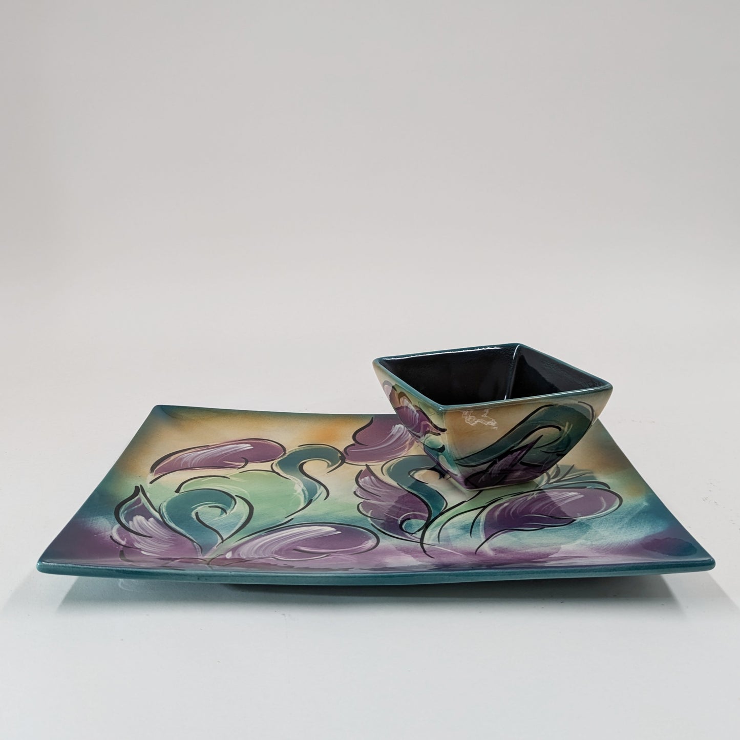 Two-piece Serving Set (Various Colors)