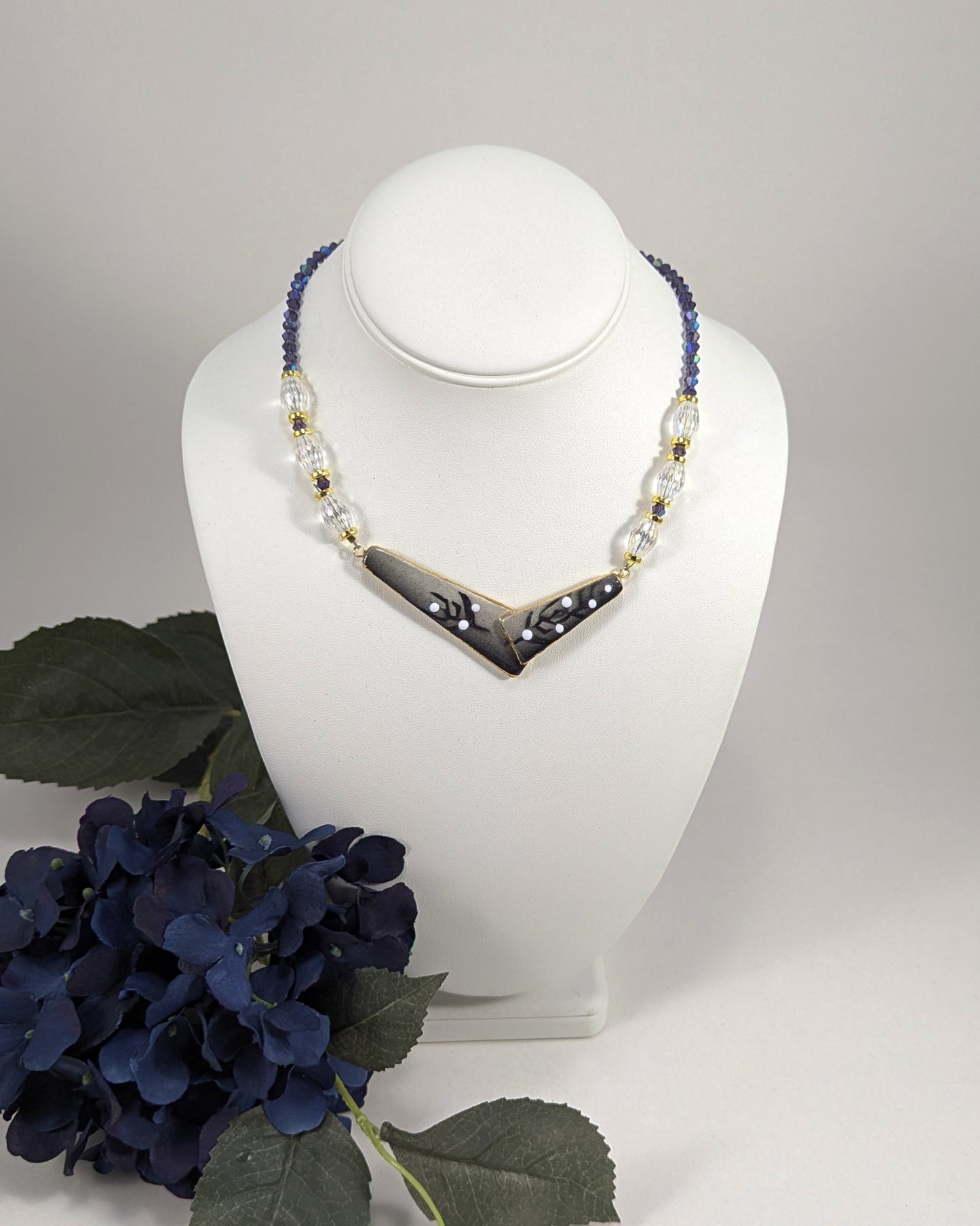 Black and Blue Necklace