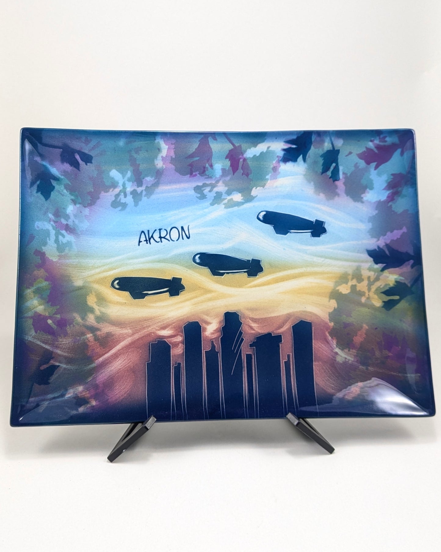 Akron Blimp Platter