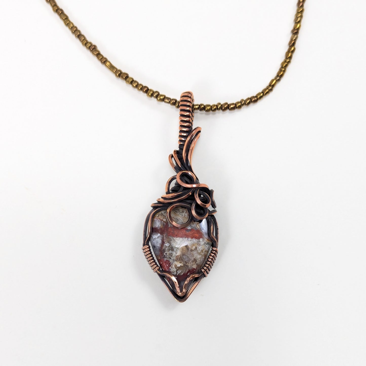 Crazy Lace Agate Necklace