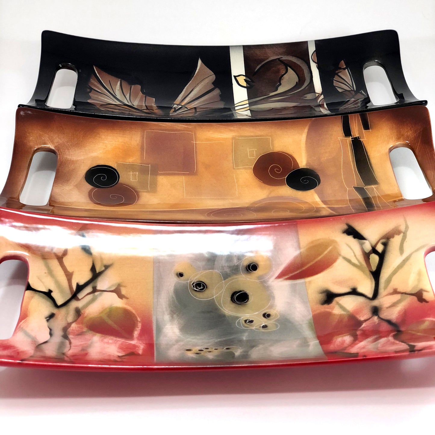 Curved Rectangle Tray (Various Colors)