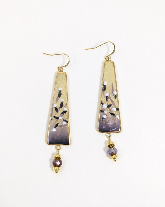 Neutral Purple Earrings